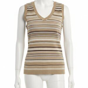 Liz Claiborne Petite Women's Top Size Medium Academia Preppy SchoolGirl